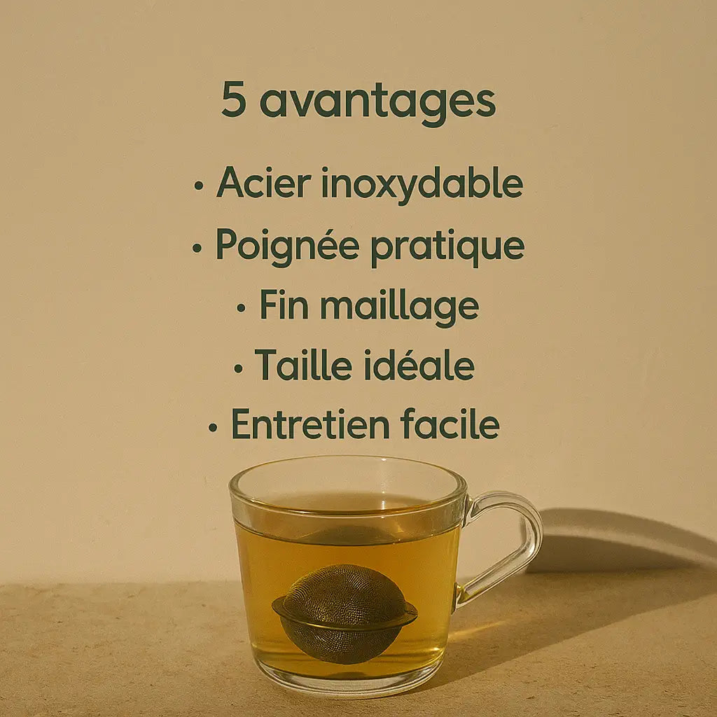 Avis client sur la boule à thé Infu'Bulle – accessoire pratique et durable