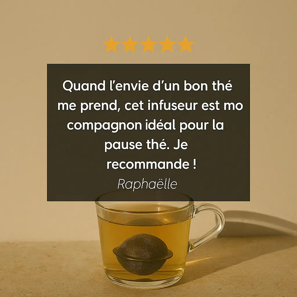 Accessoire d’infusion Infu'Bulle en inox – idéal pour thés et tisanes